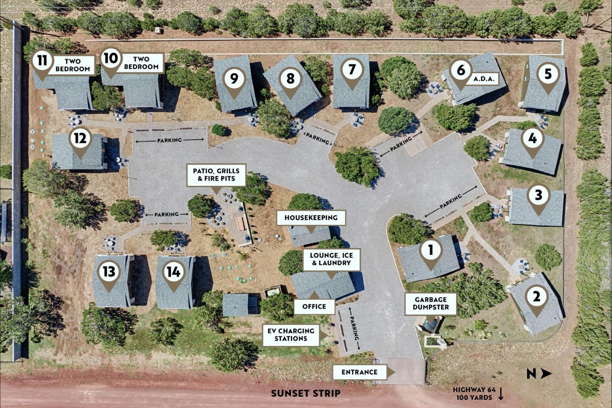 Inn History Grand Canyon Cabin Williams Exteriör bild